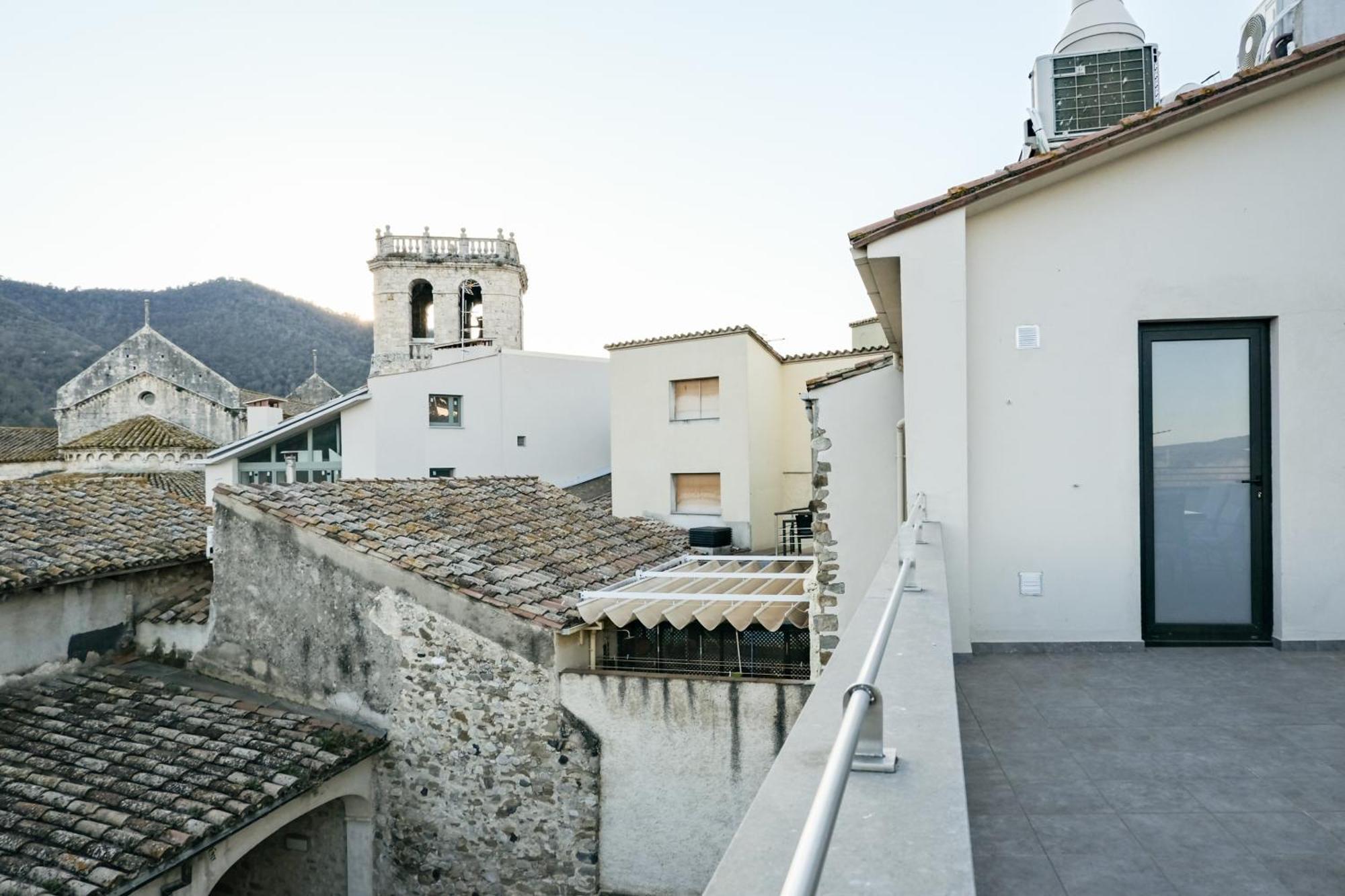 Can Cintet 3 Apartamento Con Terraza En Besalu Exterior photo